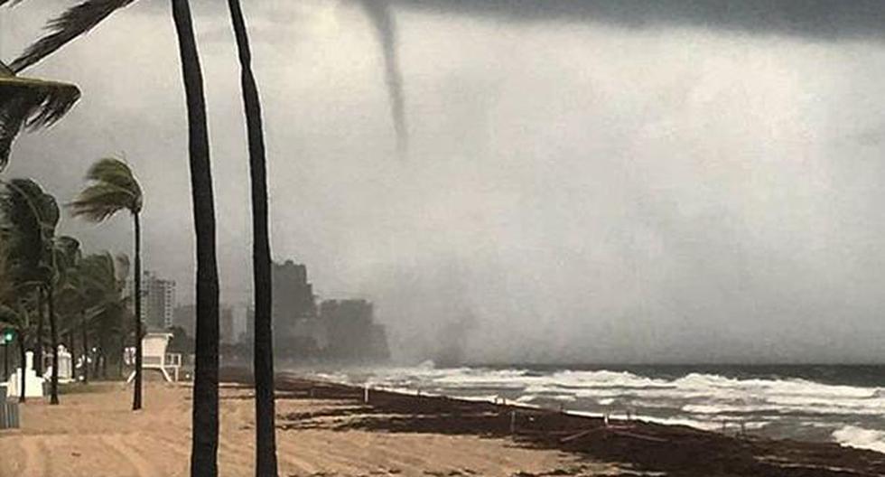 El huracán Irma desata fuertes tornados en el sur de Florida.
 (Instagram|jorgeriverostales)