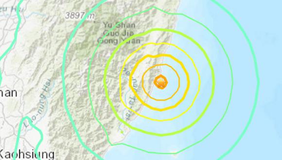 Taiwán se asienta en la confluencia de las placas filipina y eurasiática, por lo que los terremotos son frecuentes en la isla. (Foto: USGS)