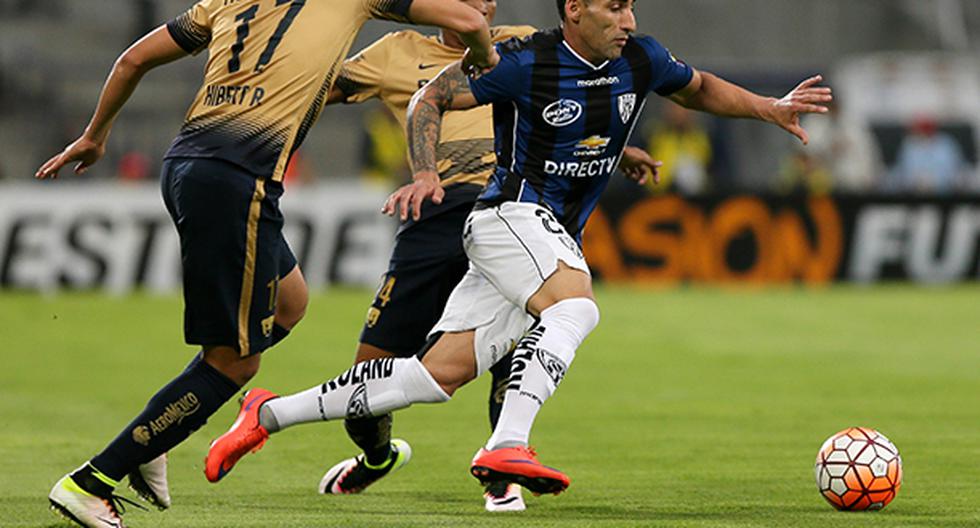 Pumas vence 2-0 a Independiente del Valle y está consiguiendo su clasificación a las semifinales de la Copa Libertadores, donde enfrentará a Boca Juniors (Foto: EFE)