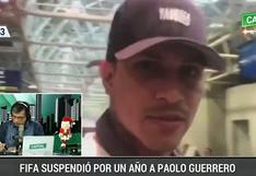 Paolo Guerrero: hincha llora en vivo al opinar del castigo de la FIFA