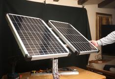 Inspirado en los girasoles: crean un rastreador casero con paneles que siguen al sol | VIDEO