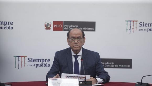 El canciller César Landa viajará a Europa en representación del Gobierno peruano | Foto: Hugo Pérez / El Comercio (Archivo)