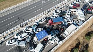 Tragedia en China: Al menos 19 muertos y 20 heridos en accidente de tránsito