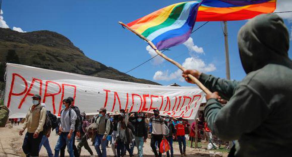 El corredor minero, donde operan empresas mineras como Las Bambas, es uno de los principales focos de protesta social en el país. (Foto: Miguel Gutiérrez)