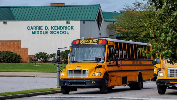 Cada vez hay menos conductores de buses escolares en Estados Unidos, lo que hace muy diferente este retorno a clases. (Foto de archivo: EFE/EPA/ERIK S. LESSER)