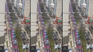 Grupos ‘provida’ marchan contra la OEA a lo largo de la avenida Javier Prado | VIDEO