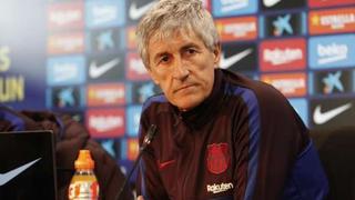 Quique Setién tras su debut con el Barcelona: “Estoy bastante contento con lo que han hecho los jugadores”