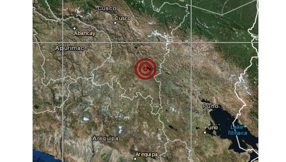 De acuerdo con el IGP, el epicentro de este movimiento telúrico se ubicó a 7 km al suroeste de Langui, en la provincia de Canas. (Foto: IGP)