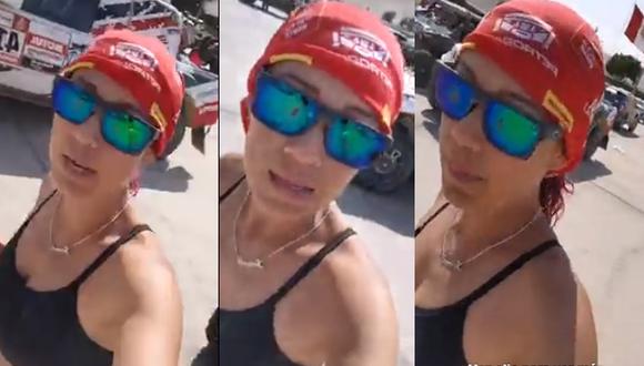 Fernanda Kanno ha completado cuatro etapas del Dakar y contó en Facebook Live cómo la está pasando. (Capturas)