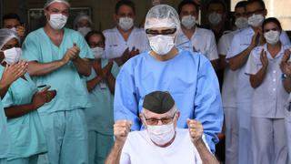 Coronavirus Brasil: Militar de 99 años vence al Covid-19 tras permanecer ocho días hospitalizado | FOTOS