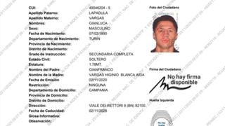Selección Peruana: Gianluca Lapadula ya cuenta con ficha en Reniec 