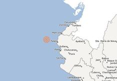 Registran un segundo sismo de 4,1 grados en Piura