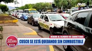 Cusco: reportan escasez de combustible por bloqueo de carreteras 