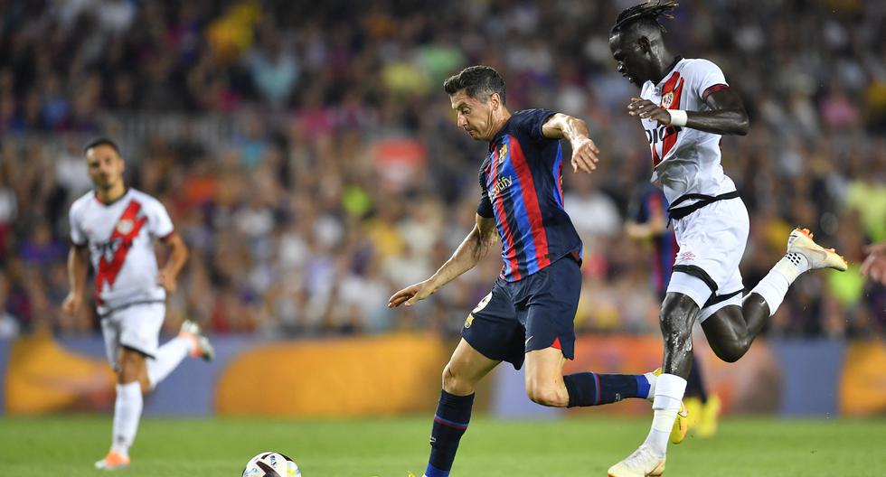 Barcelona .empató 0-0 con Rayo Vallecano en el partido de la primera jornada de LaLiga Santander en el estadio Spotify Camp Nou (Foto: AFP)