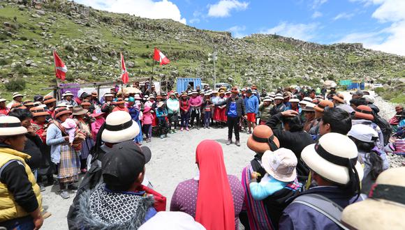 Comunidad de Fuerabamba continúa el diálogo con Las Bambas. (Foto: Antonio Álvarez)