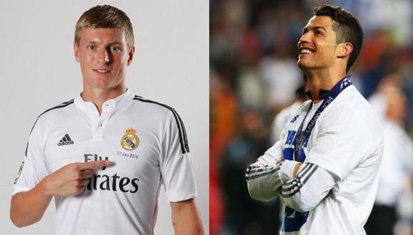 Kroos: "Me alegra jugar con futbolistas como Cristiano Ronaldo"