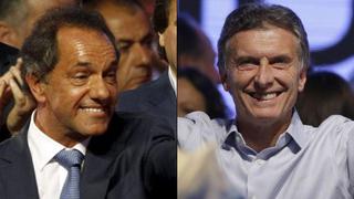 Argentina: Scioli y Macri irán a segunda vuelta en noviembre