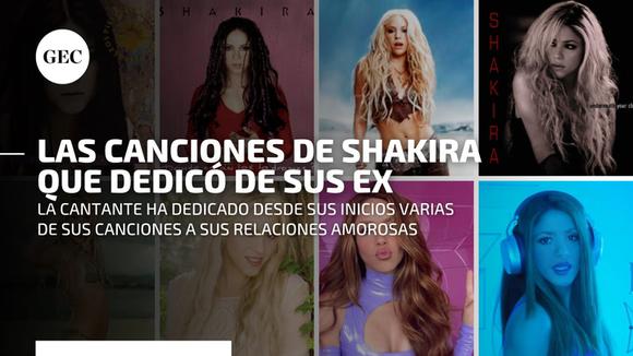 Elenco delle canzoni che la cantante colombiana Shakira ha dedicato ai suoi ex partner