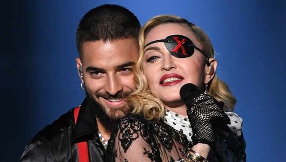 Maluma y Madonna grabaron una canción juntos en el año 2019 (Foto: Getty)