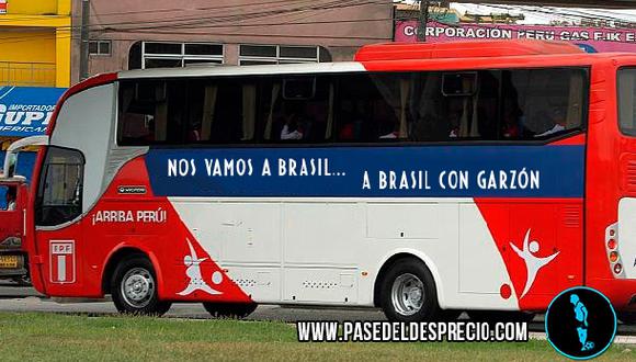 Meme del bus de la selección peruana: "Nos vamos a Brasil..."
