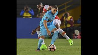 Sporting Cristal y Santa Fe jugaron intenso partido en Bogotá