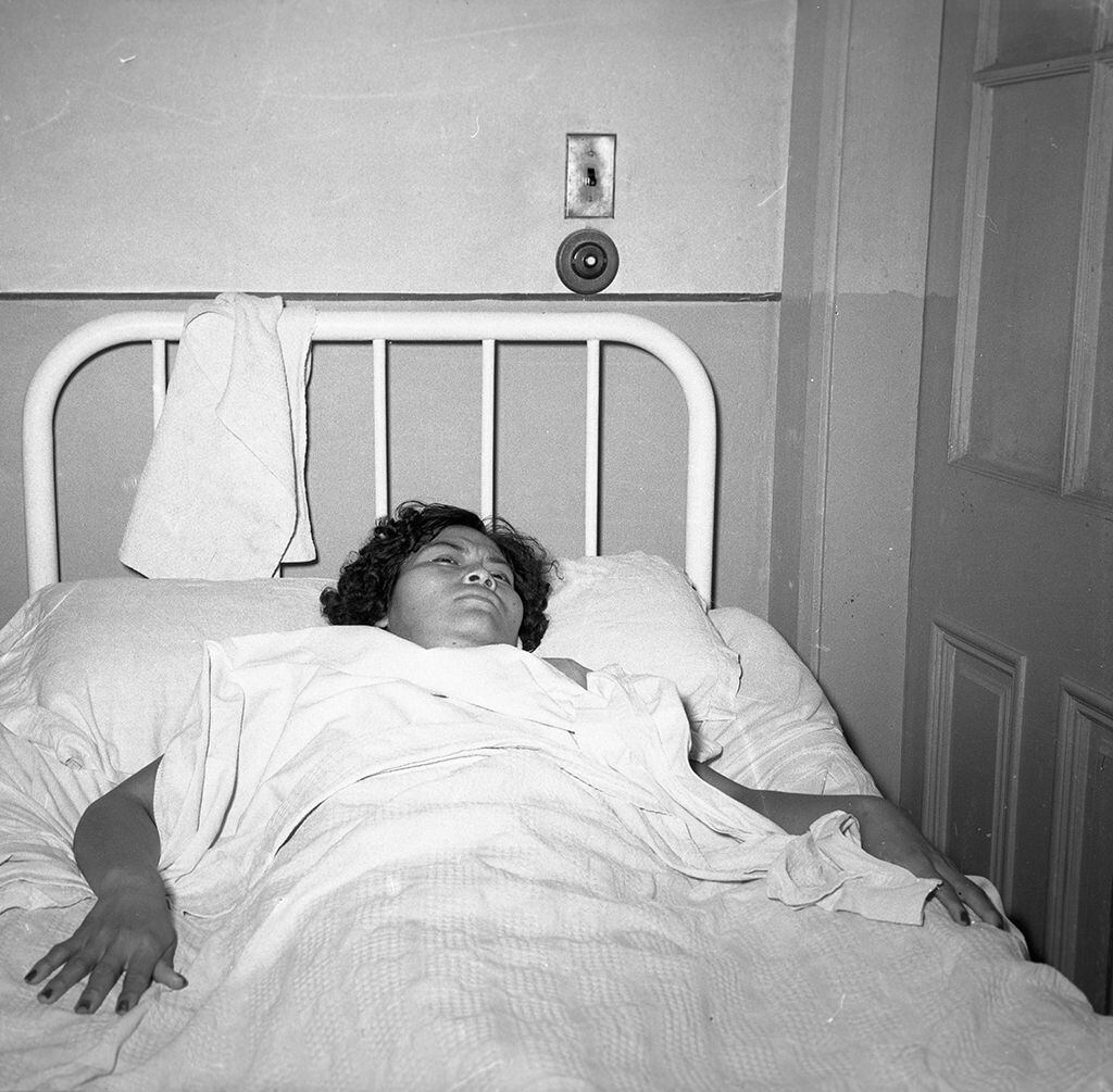 La imagen muestra a Tania Wong en una cama de la clínica Villarán. (Foto: GEC Archivo Histórico)
