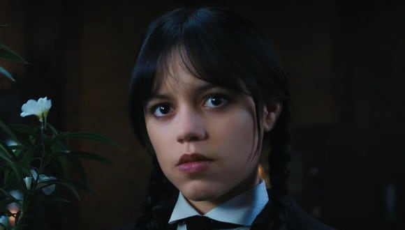 El personaje de Merlina en la serie "Wednesday" es interpretado por Jenna Ortega (Foto: Neflix)