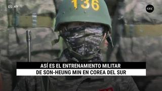 Así es el entrenamiento militar de Son-Heung Min en Corea del Sur