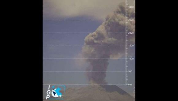 Volcán Ubinas registró su primera explosión del año [VIDEO]