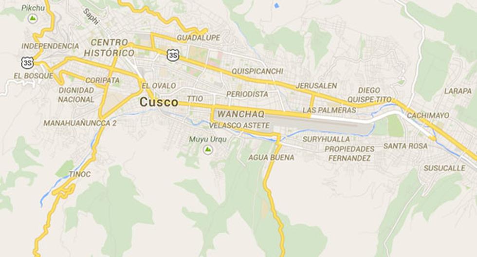 Turista se habría intoxicado en el Cusco. (Foto: Google Maps)