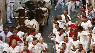 España: Cuatro heridos en el primer encierro de San Fermín