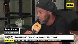 Ronaldinho: “Tengo mi fe, ojalá esto se acabe pronto”