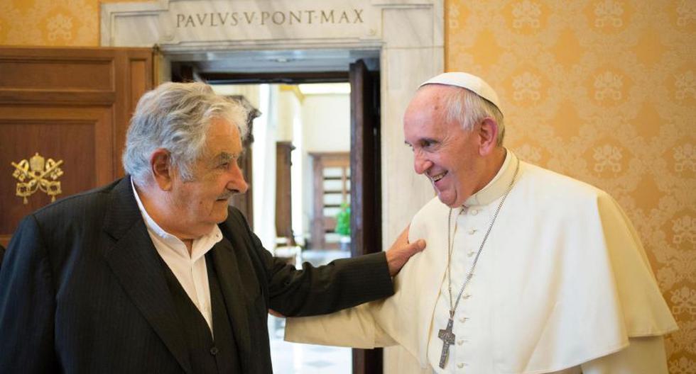 Mujica brindó declaraciones en Roma tras reunirse con el papa Francisco en el Vaticano. (Foto: EFE)