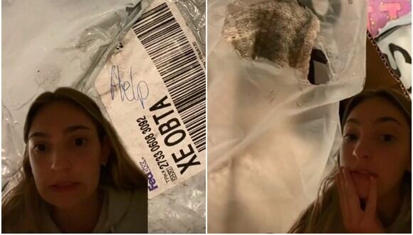 “Necesito tu ayuda”: el extraño mensaje encontrado por una joven en la etiqueta de una prenda. (Foto: @mattessss)