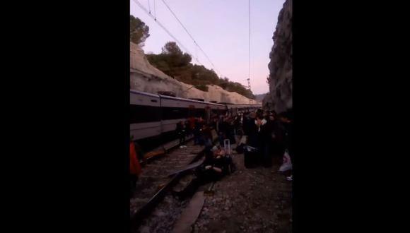 El 20 de noviembre de 2018 falleció otra persona falleció luego de que la línea r4 descarrilara un tren de Cercanías. (Foto: Captura)