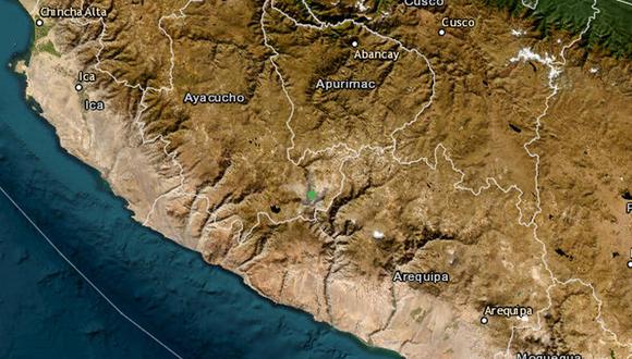 Un sismo de magnitud 3.4 se sintió esta mañana en Ayacucho, según dio a conocer un reporte del IGP | Imagen: IGP