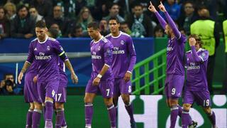 Real Madrid venció 2-1 Sporting Lisboa por la Champions League