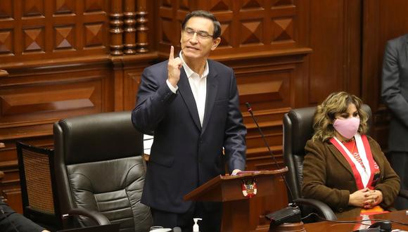 Presidente Martín Vizcarra afirmó ante el Congreso que se encuentra con la conciencia tranquila (Foto: Presidencia)