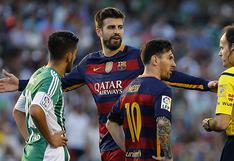 Barcelona vs Betis: Piqué lanza indirecta contra Real Madrid y Atlético