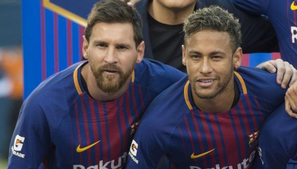Leo Messi y Neymar con el uniforme del Barcelona. (Foto: EFE)