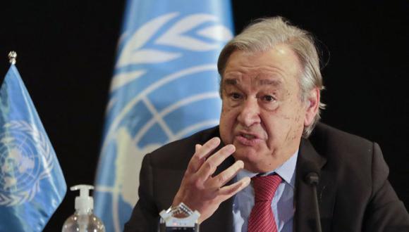 El secretario general de la ONU, Antonio Guterres. (Foto: Archivo/  ANWAR AMRO / AFP)