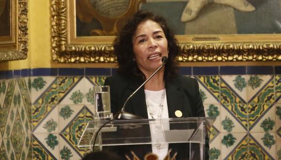 La ministra Patricia Balbuena reiteró que el Estado peruano no desembolsó ni un sol porque se anuló la buena pro. (Foto: Archivo El Comercio)