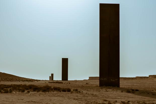 Los cuatro monolitos fueron creador por el artista Richard Serra. Foto: Shutterstock