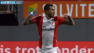 Sergio Peña marcó su primer gol del año: peruano firmó el 1-0 en el Emmen-Heerenveen | VIDEO