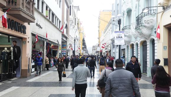 Los trabajos en jirón de la Unión culminarán el 28 de julio. (Foto: GEC)