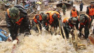 China: las peores inundaciones en tres lustros dejan 190 muertos y 200 desaparecidos