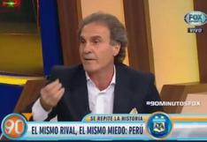 Óscar Ruggeri recuerda a la Selección Peruana: "No sabes como eran atrás, te metían cada roscazo"