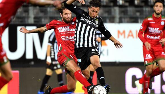 Cristian Benavente continúa regalando goles de gran factura en Sporting Charleroi. Ante el Zulte-Waregem logró su tercera diana en la Jupiler Pro League. (Foto: HLN)