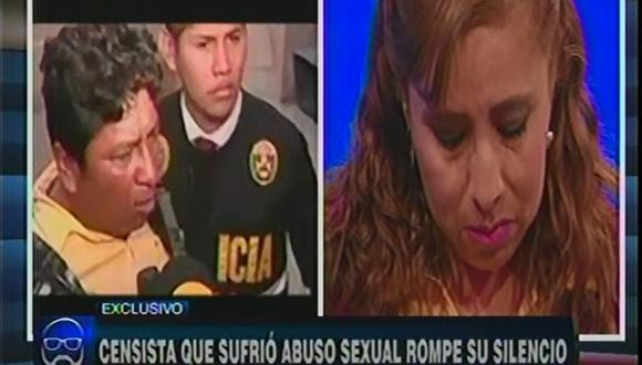 La mujer detalló que los funcionarios del INEI se aparecieron 6 horas después de haber sido ultrajada por Marco Antonio Luza Segundo en una vivienda de Villa El Salvador, el 22 de octubre pasado. (Beto a saber/ATV)