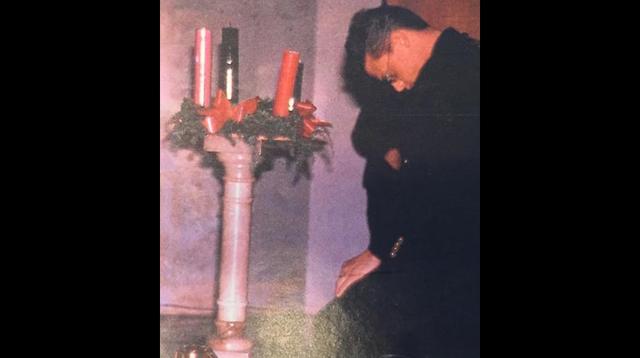 Luis Miguel en el funeral de Luisito Rey. (Foto: Internet)
